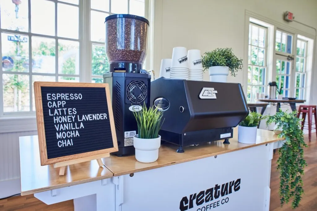 Coffee cart hire for property launch