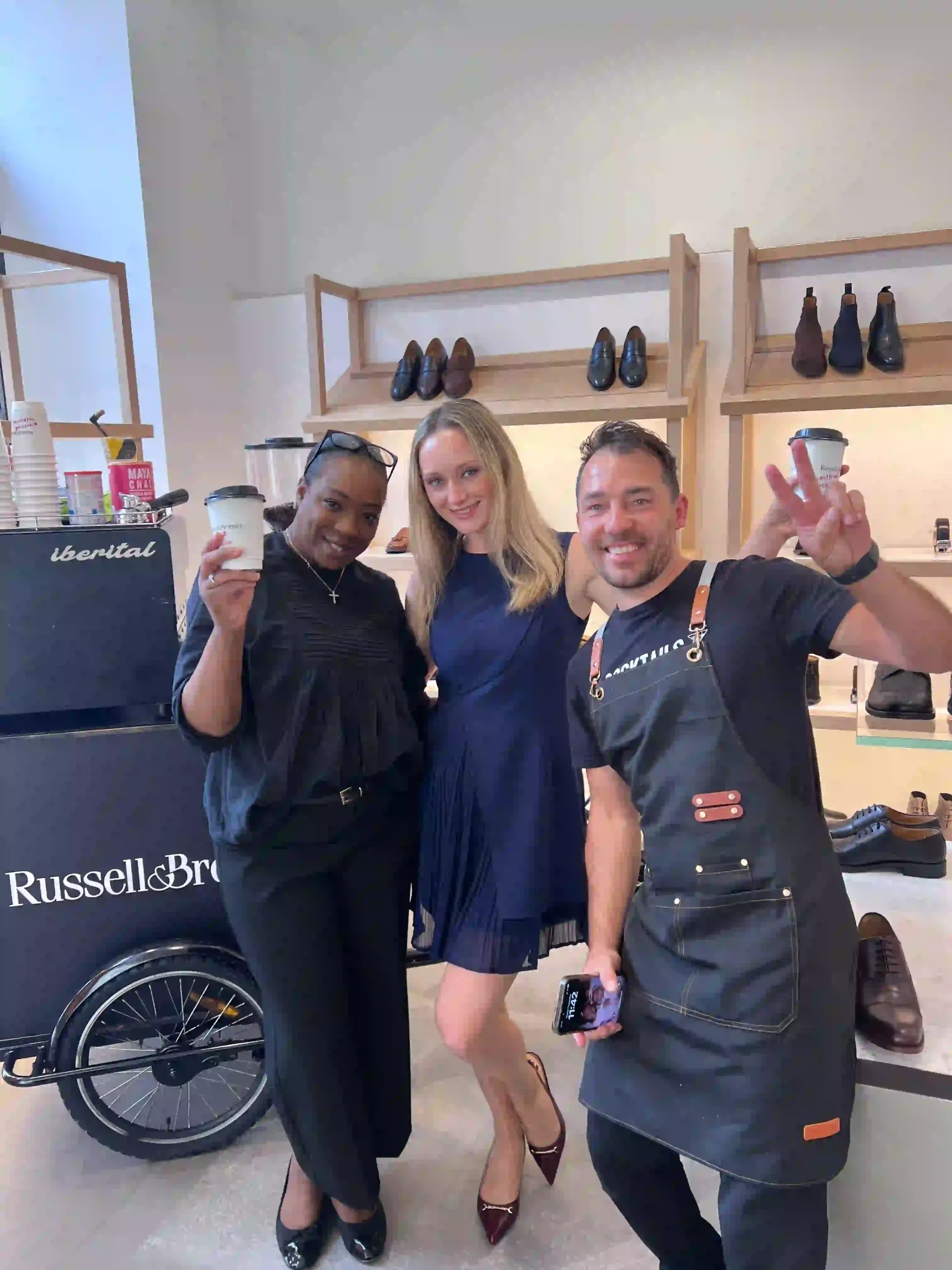 Barista Hire Making Drinks for activation event