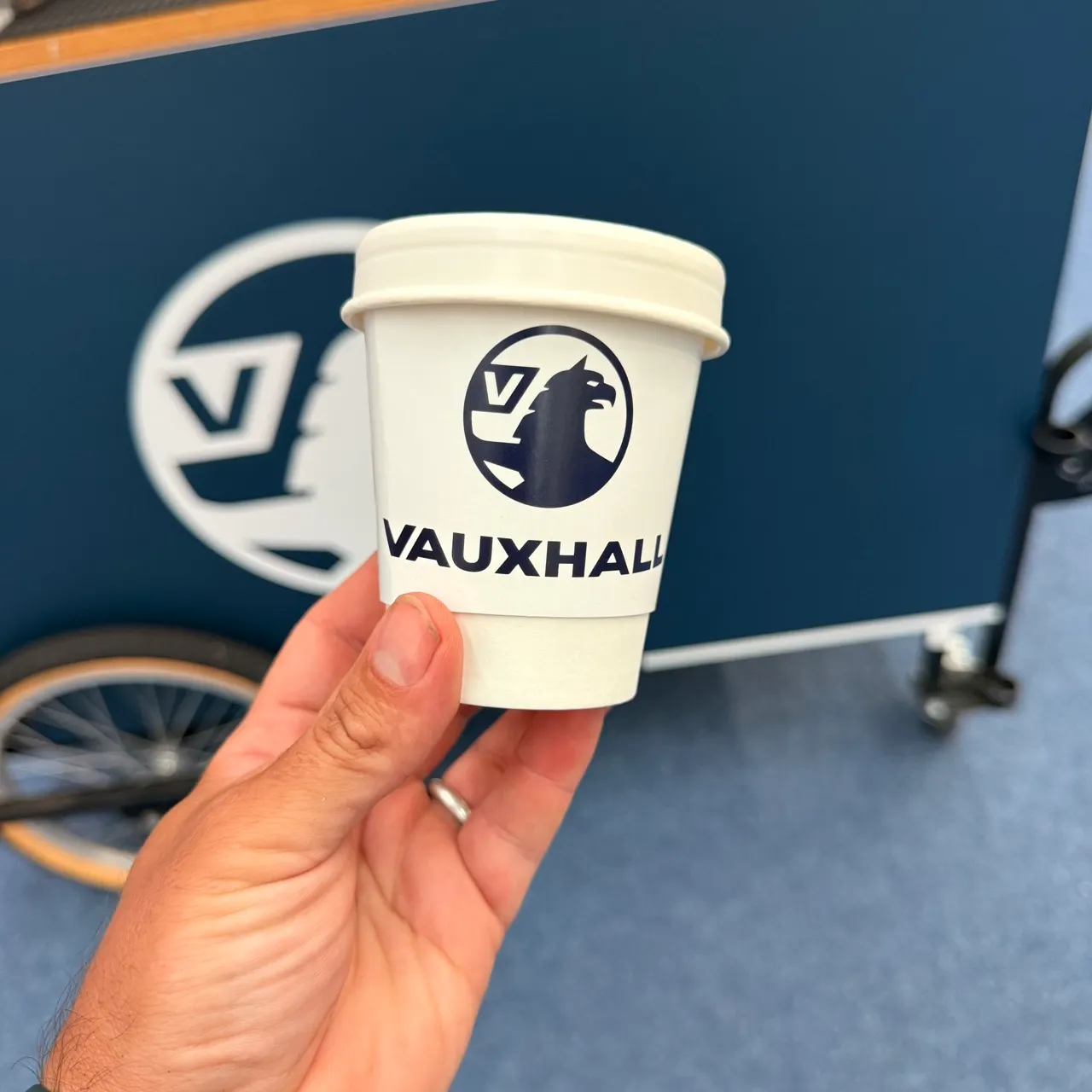 Branded coffee cups for Team GB