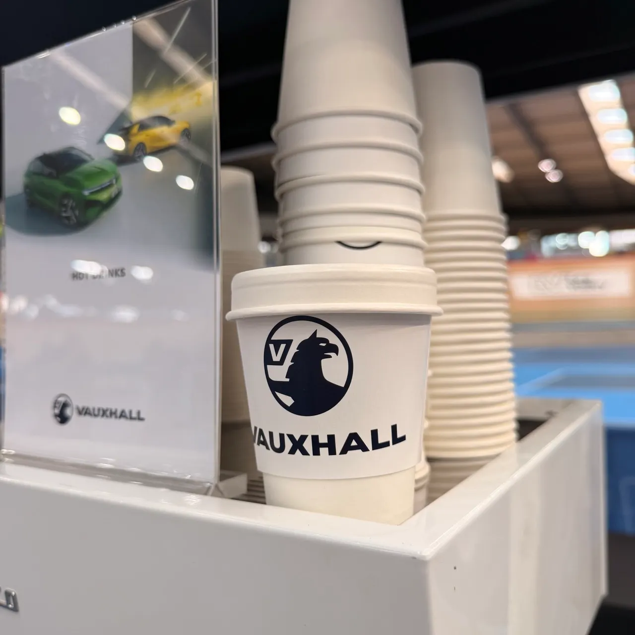 Branded coffee Cups for brand activations Events